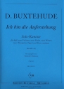 Ich bin die Auferstehung BuxWV44 fr Bass und Instrumente Partitur und Stimmen