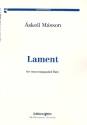 Lament for unaccompanied flute