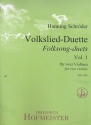 Volkslied-Duette Band 1: fr 2 Violinen 2 Spielpartituren