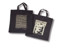 Baumwolltragtasche schwarz / beidseitig bedruckt (creme) Wagner, Tristan und Isolde
