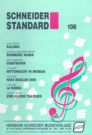 Schneider Standard Band 106: fr Gesang und Klavier (mit Akkorden)