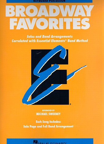 Broadway Favorites: for concert band keyboard/percussion