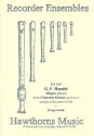 Allegro (Finale) from Concerto grosso op.6.4 for 4 recorders (SATB) score and parts