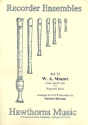 Cum sanctis tuis from Requiem for 4 recorders (SATB) score and parts