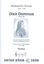 Dixit Dominus   fr Frauenchor, Streicher und Bc Partitur