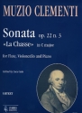 Sonata in C Major op.22,3 for flute, violoncello and piano parts
