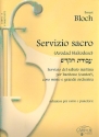 Servicio sacro for bariton, mixed chorus and orchestra vocal score (heb/it)