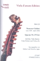 Quartett D-Dur Nr.2 fr Flte, Viola d'amore, Viola (Violine) und Violoncello Partitur und Stimmen