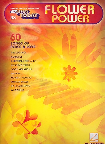 Flower Power for piano (keyboard/organ) EZ Play today vol.98