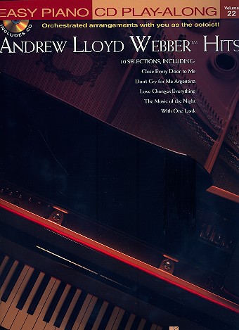 Andrew Lloyd Webber Hits (+CD): for easy piano (vocal/guitar)