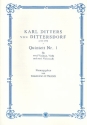 Quintett Nr.1 fr 2 Violinen, Viola und 2 Violoncelli Partitur