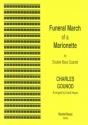Funeral March of a Marionette for 4 double basses score and parts