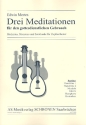 3 Meditationen für den gottesdienstlichen Gebrauch für Zupforchester Partitur
