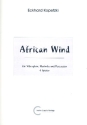 African Wind fr Vibraphon, 2 Marimbaphon, und Percussion Partitur und Stimmen