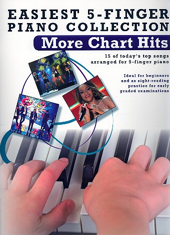 More Chart Hits for 5-finger piano (with text)