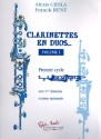 Clarinettes en duo vol.2 pour 2 clarinettes (clarinette 3 et piano ad lib) 4 partitions