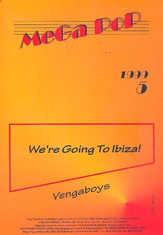 We're going to Ibiza: fr Klavier (mit Text und Akkorden)