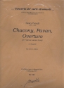 Chacony Pavan and Overture for 2 violins, viola (violin) and bass score and parts