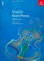 Selected Violin Exam Pieces Grade 1 (2012-2015) for violin
