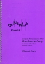 Miscellaneous Songs for soprano, violin (flute) and Bc score and parts