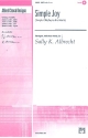 Simple Joy for mixed chorus and piano score