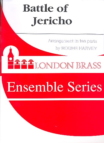Battle of Jericho for 10 brass instruments score and parts