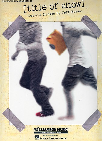 Title of Show vocal selections songbook piano/vocal/guitar