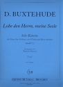 Lobe den Herren meine Seele BuxWV71 fr Tenor, 3 Violinen, 2 Violen und Bc Partitur und Stimmen