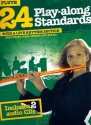 24 Playalong Standards (+2 CD's): for flute