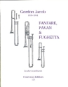 Fanfare, Pavan and Fughetta for 3 trombones 3 scores