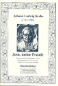 Jesu meine Freude fr Soli, gem Chor, Oboe, Streicher und Bc Klavierauszug