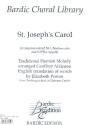 St. Joseph's Carol for baritone and mixed chorus a cappella (soprano ad lib) score