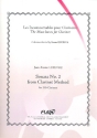 Sonata no.2 from Clarinet Method for 2 clarinets score and parts
