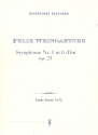 Sinfonie GF-Dur Nr.1 op.23 fr Orchester Studienpartitur