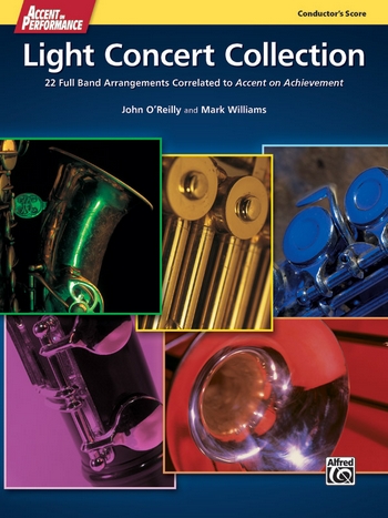 Light Concert Collection for concert band conductor/score