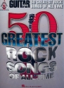50 greatest Rock Songs of all Time songbook vocal/guitar/tab recorded guitar versions