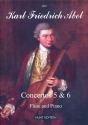 6 Concertos op.6 vol.3 (Nos.5 and 6) for flute and strings for flute and piano