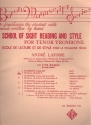 School of Sight Reading and Style vol.A (easy) for tenor trombone
