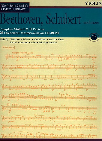 Beethoven, Schubert and more - Violin Parts CD-ROM