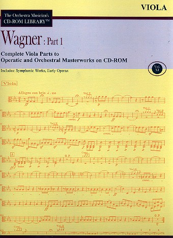 Wagner vol.1 - Viola Parts CD-ROM