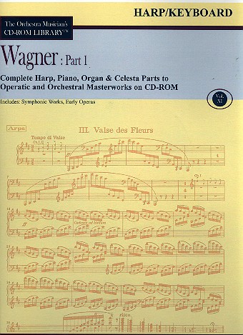 Wagner vol.1 - Harp and Keyboard Parts CD-ROM