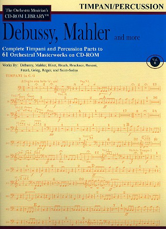 Debussy, Mahler and more - Timpani and Percussion Parts CD-ROM