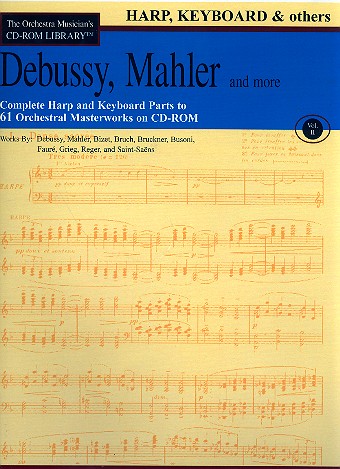 Debussy, Mahler and more - Harp and Keyboard Parts CD-ROM