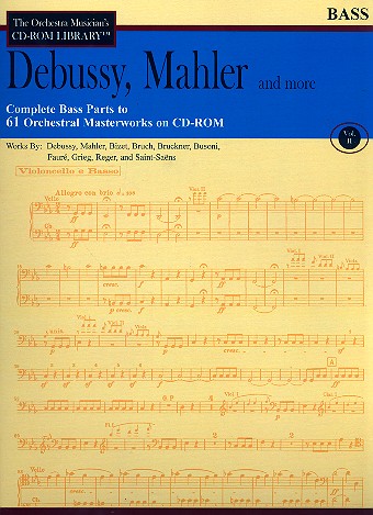 Debussy, Mahler and more - Bass Parts CD-ROM