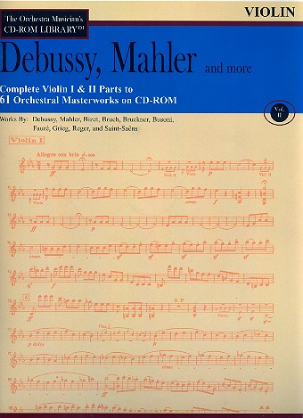 Debussy, Mahler and more - Violin Parts CD-ROM
