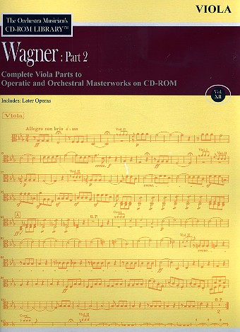 Wagner vol.2 - Viola Parts CD-ROM