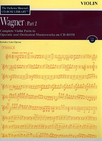 Wagner vol.2 - Violin Parts CD-ROM