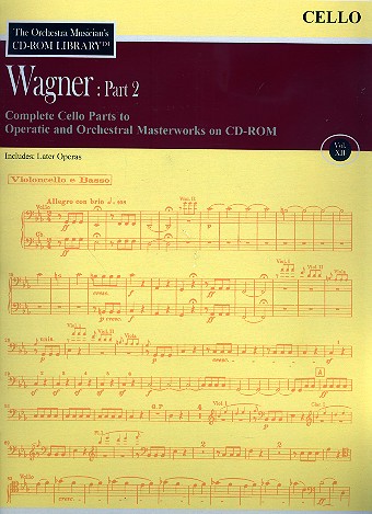 Wagner vol.2 - Cello Parts CD-ROM