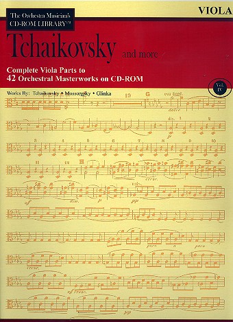 Tschaikowsky and more - Viola Parts CD-ROM