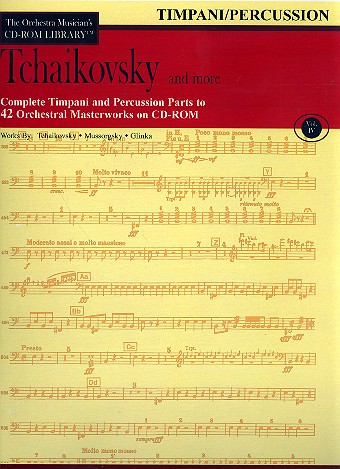 Tschaikowsky and more - Timpani and Percussion Parts CD-ROM